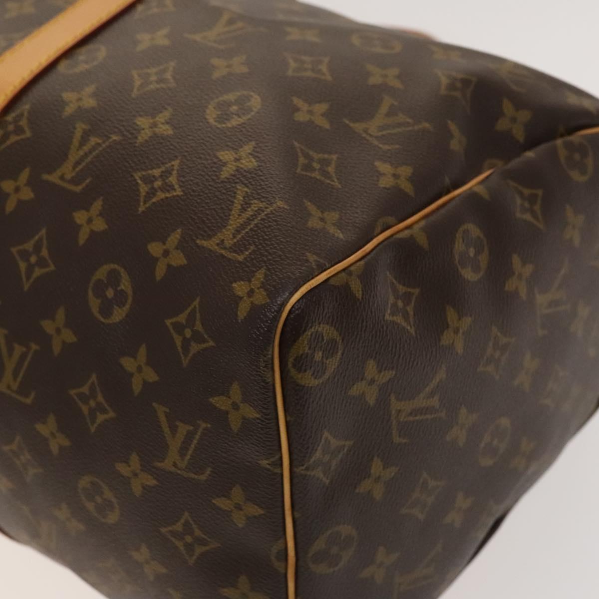 Louis Vuitton Keepall 45, Brown, Canvas, travel