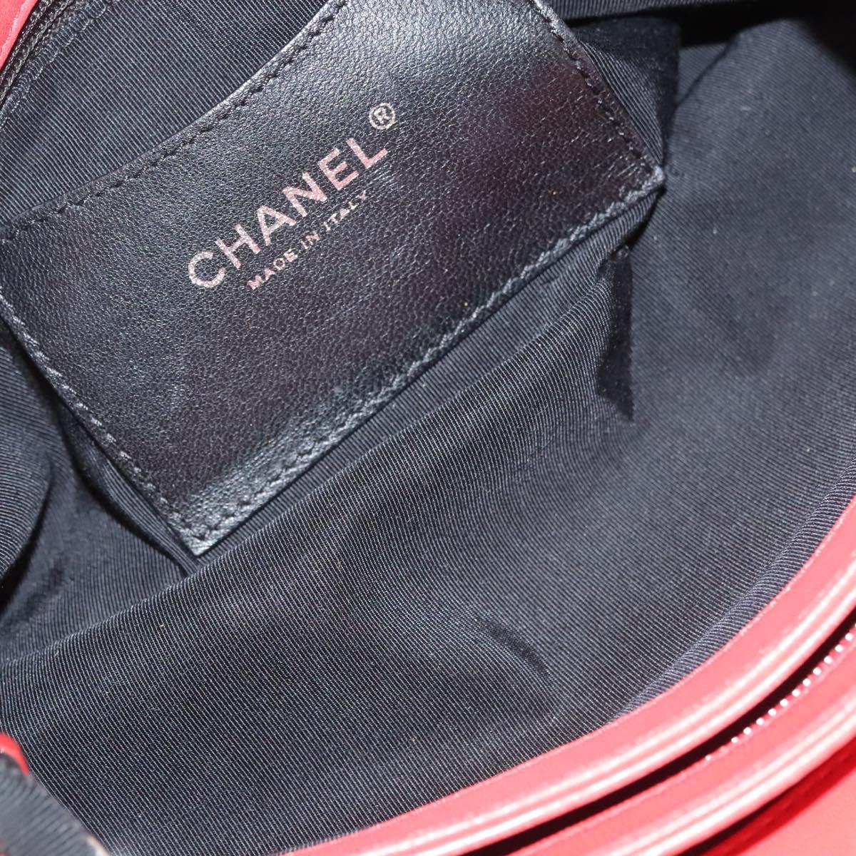 Chanel Mademoiselle, Red, Leather, shoulder