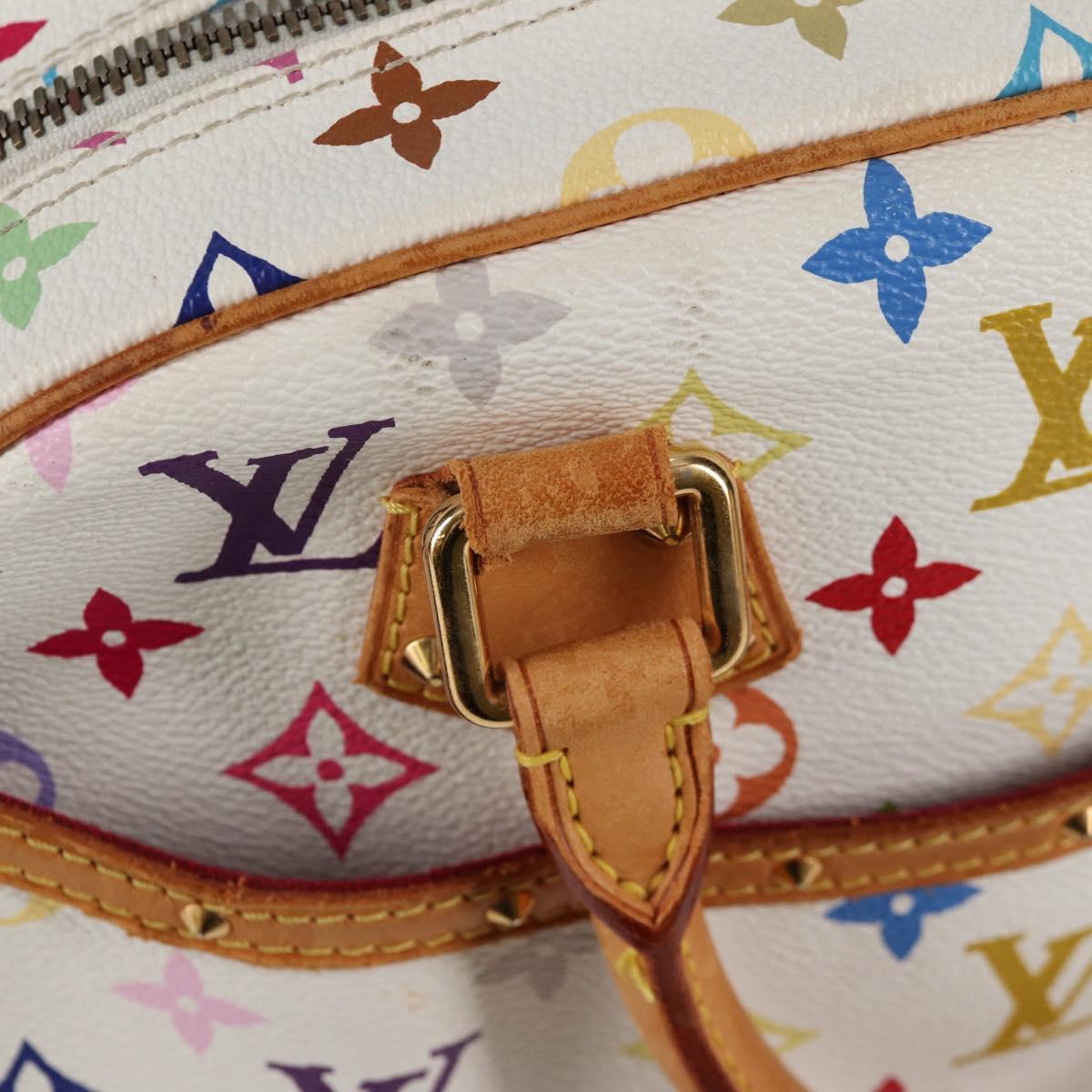 Louis Vuitton Trouville, White, Canvas, handbag