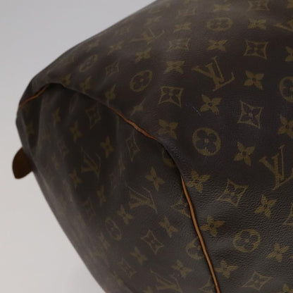 Louis Vuitton Keepall 60, Brown, Canvas, travel