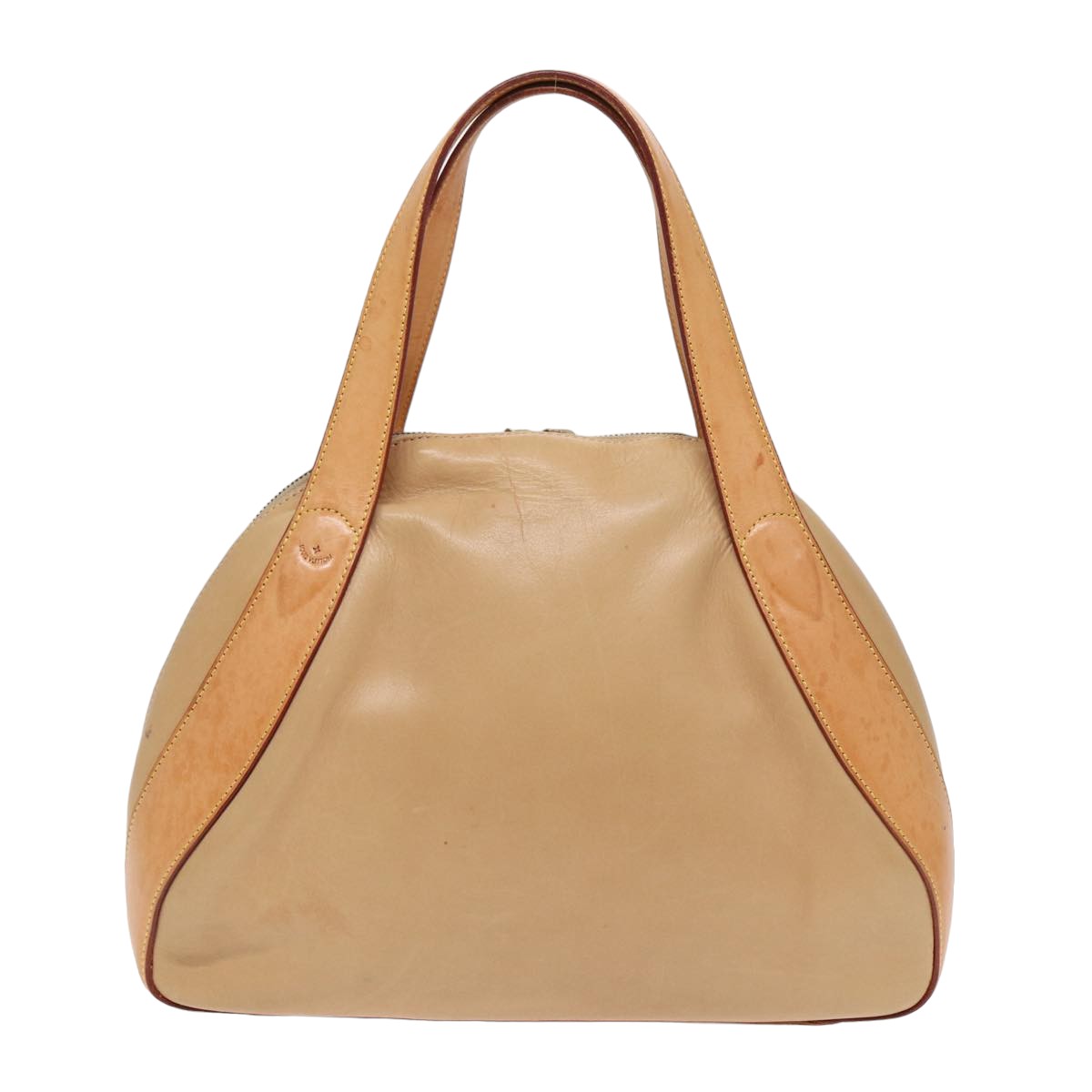 Louis Vuitton Normandy, Beige, Leather, handbag