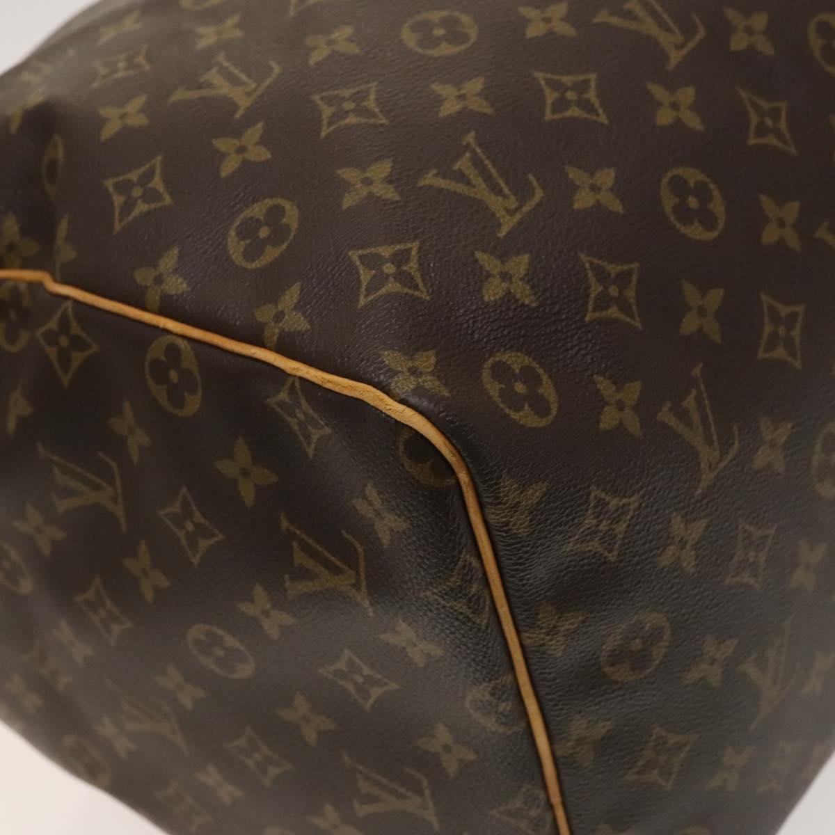 Louis Vuitton Keepall 60, Brown, Canvas, travel