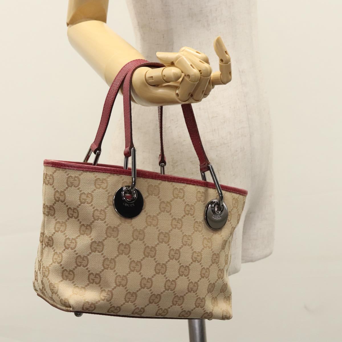 Gucci GG canvas, Beige, Canvas, handbag