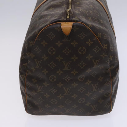 Louis Vuitton Keepall 60, Brown, Canvas, travel