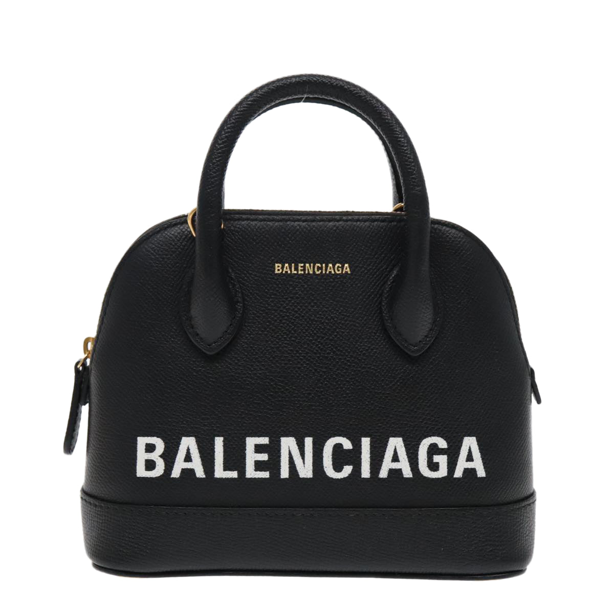 Balenciaga Ville, Black, Leather, handbag