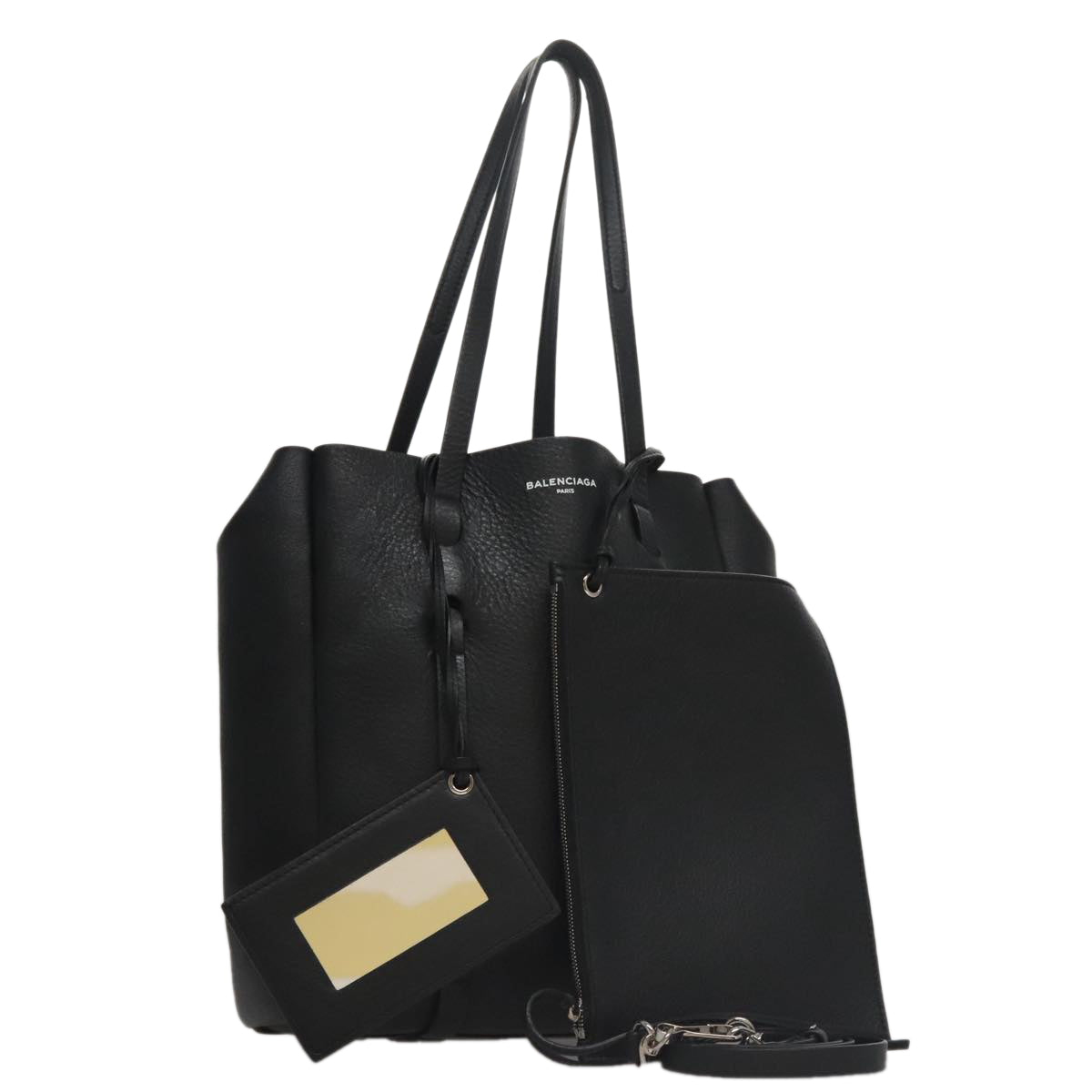 Balenciaga Everyday, Black, Leather, tote