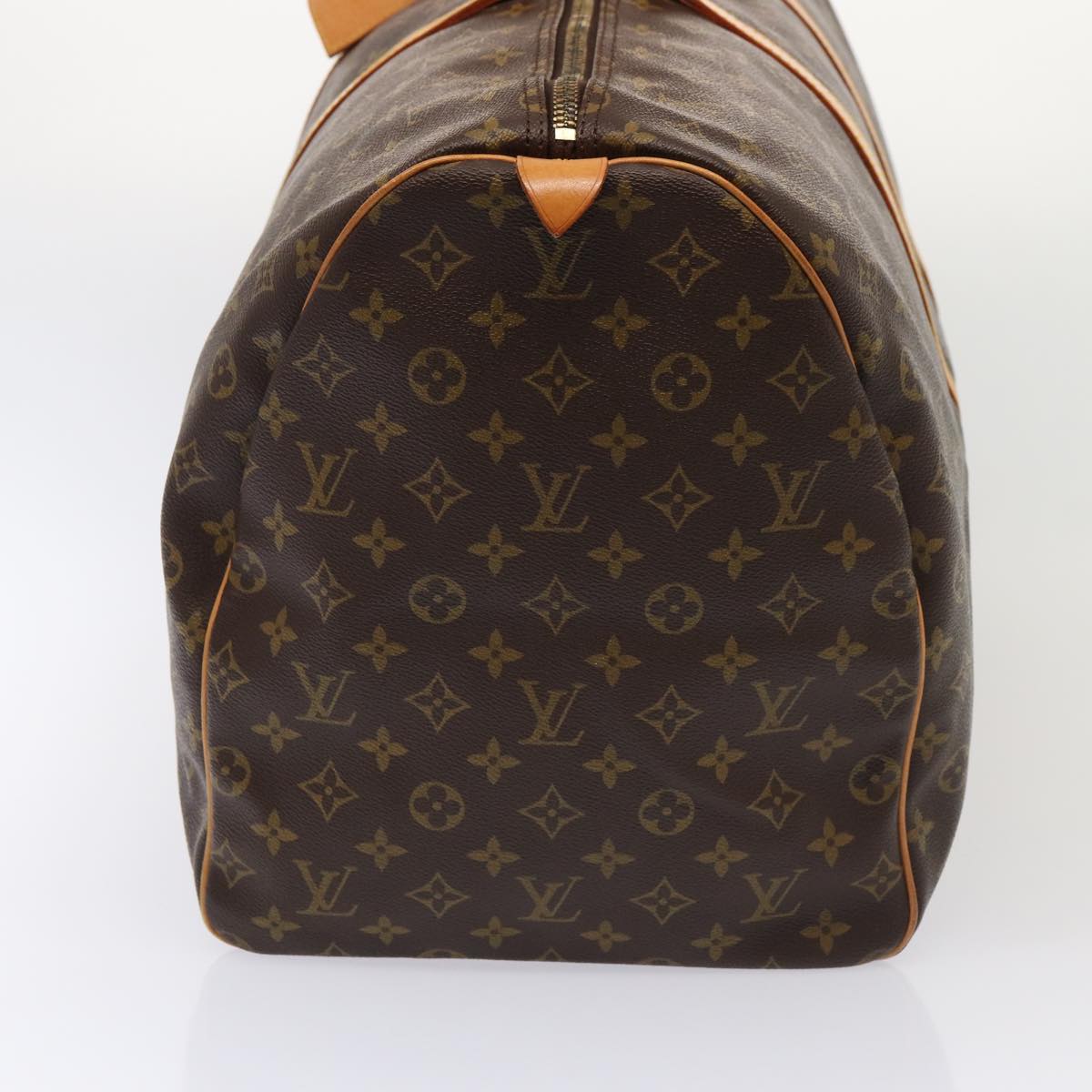 Louis Vuitton Keepall 60, Brown, Canvas, travel