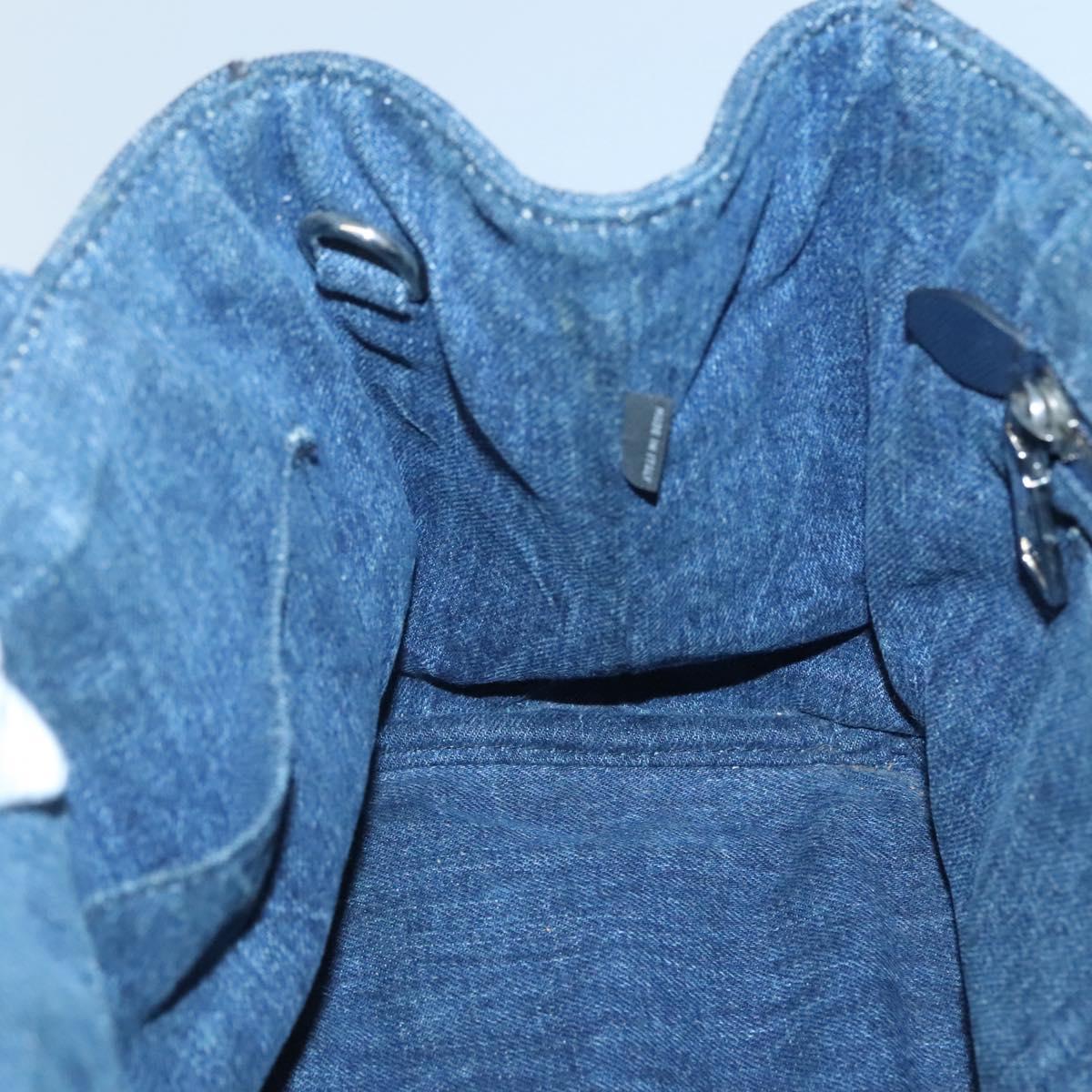 Prada Canapa, Blue, Denim - Jeans, tote