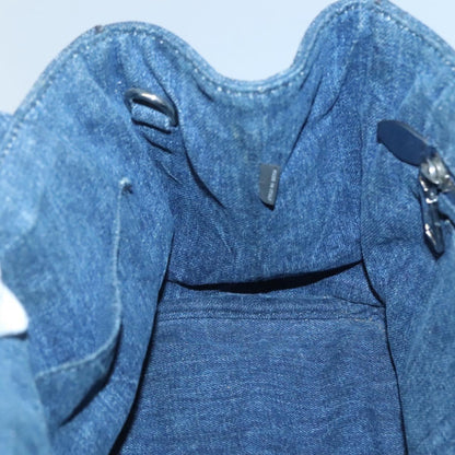 Prada Canapa, Blue, Denim - Jeans, tote