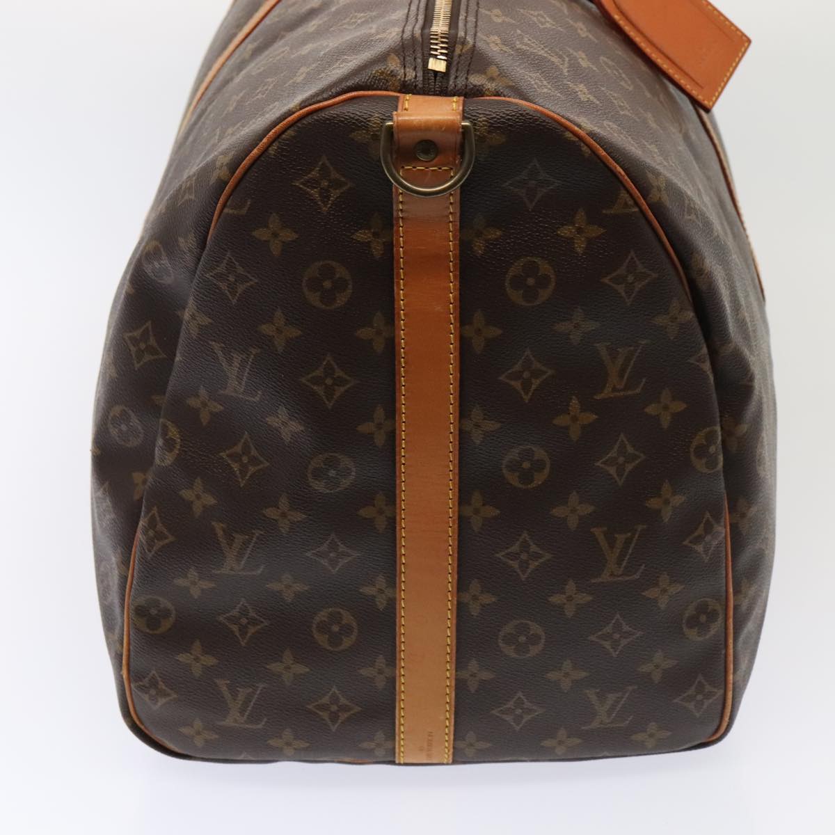 Louis Vuitton Keepall Bandoulière 60, Brown, Canvas, travel