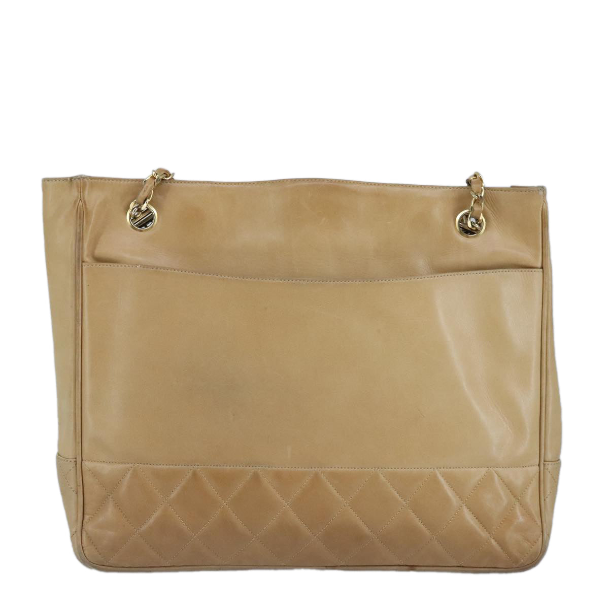 Chanel -, Brown, Leather, shoulder