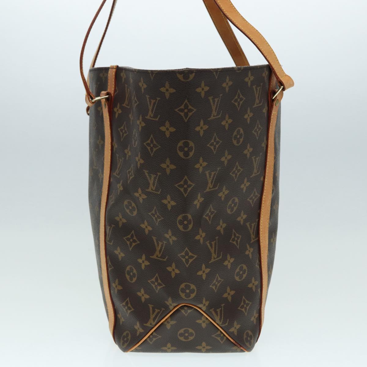 Louis Vuitton Shopping, Brown, Canvas, tote