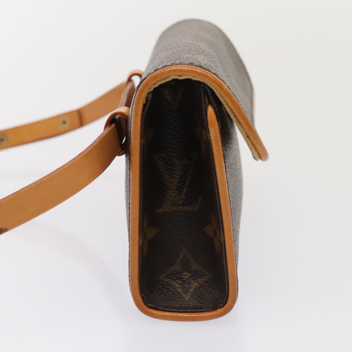 Louis Vuitton Florentine, Brown, Canvas, shoulder