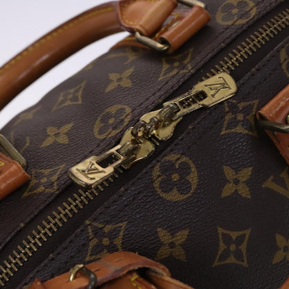 Louis Vuitton Keepall 45, Brown, Canvas, travel