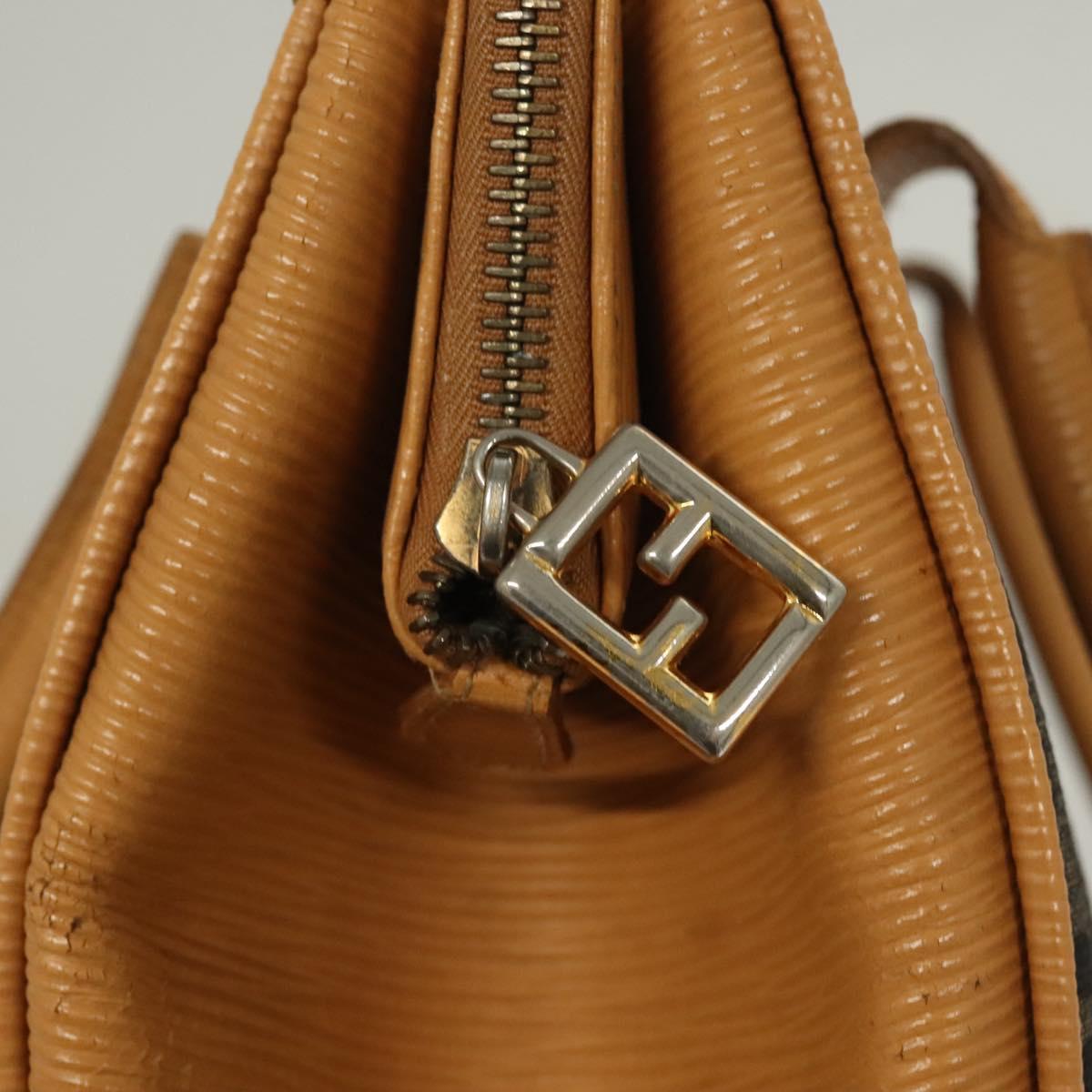Fendi Zucca, Brown, Canvas, handbag