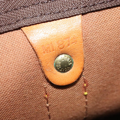 Louis Vuitton Keepall 60, Brown, Canvas, travel