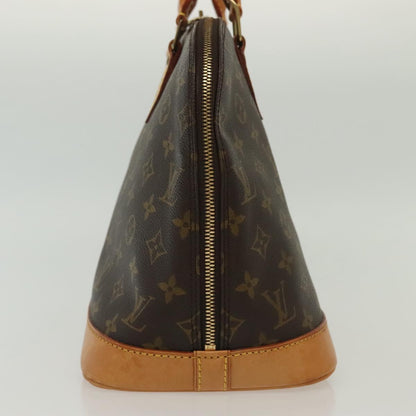 Louis Vuitton Alma, Brown, Canvas, handbag