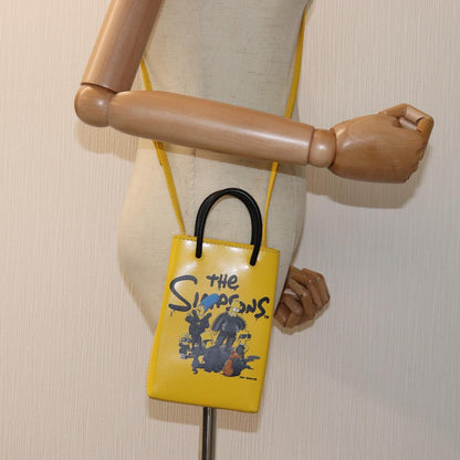 Balenciaga -, Yellow, Leather, handbag