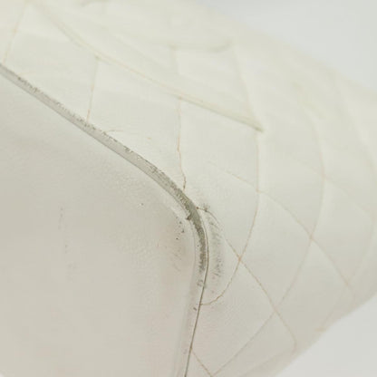 Chanel Medaillon, White, Leather, tote