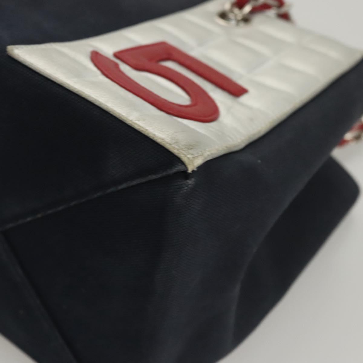 Chanel Numero 5, Navy, Canvas, tote