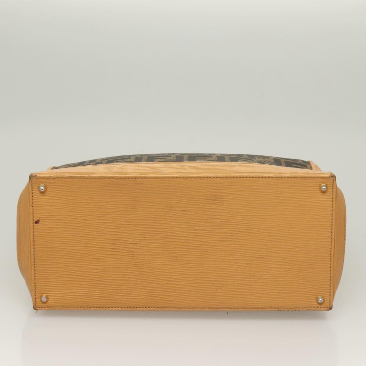 Fendi Zucca, Brown, Canvas, handbag