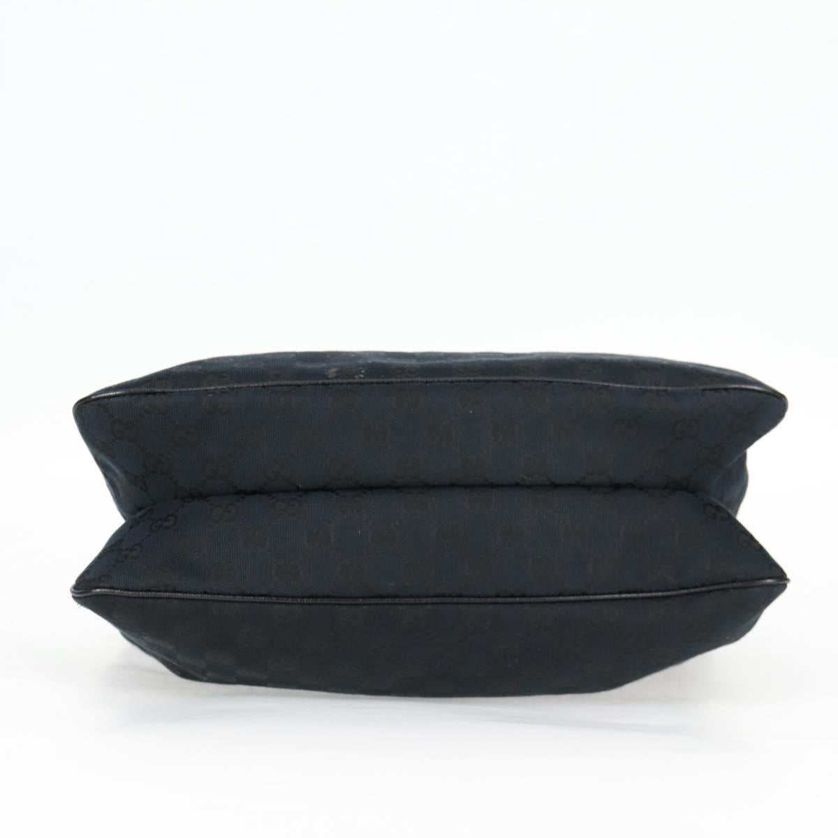 Gucci GG canvas, Black, Canvas, shoulder