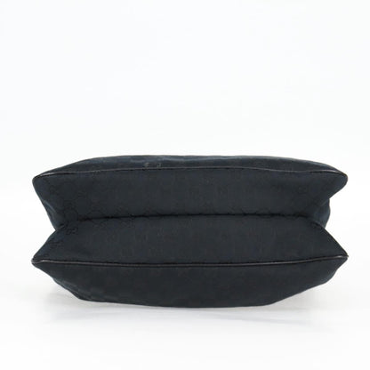 Gucci GG canvas, Black, Canvas, shoulder