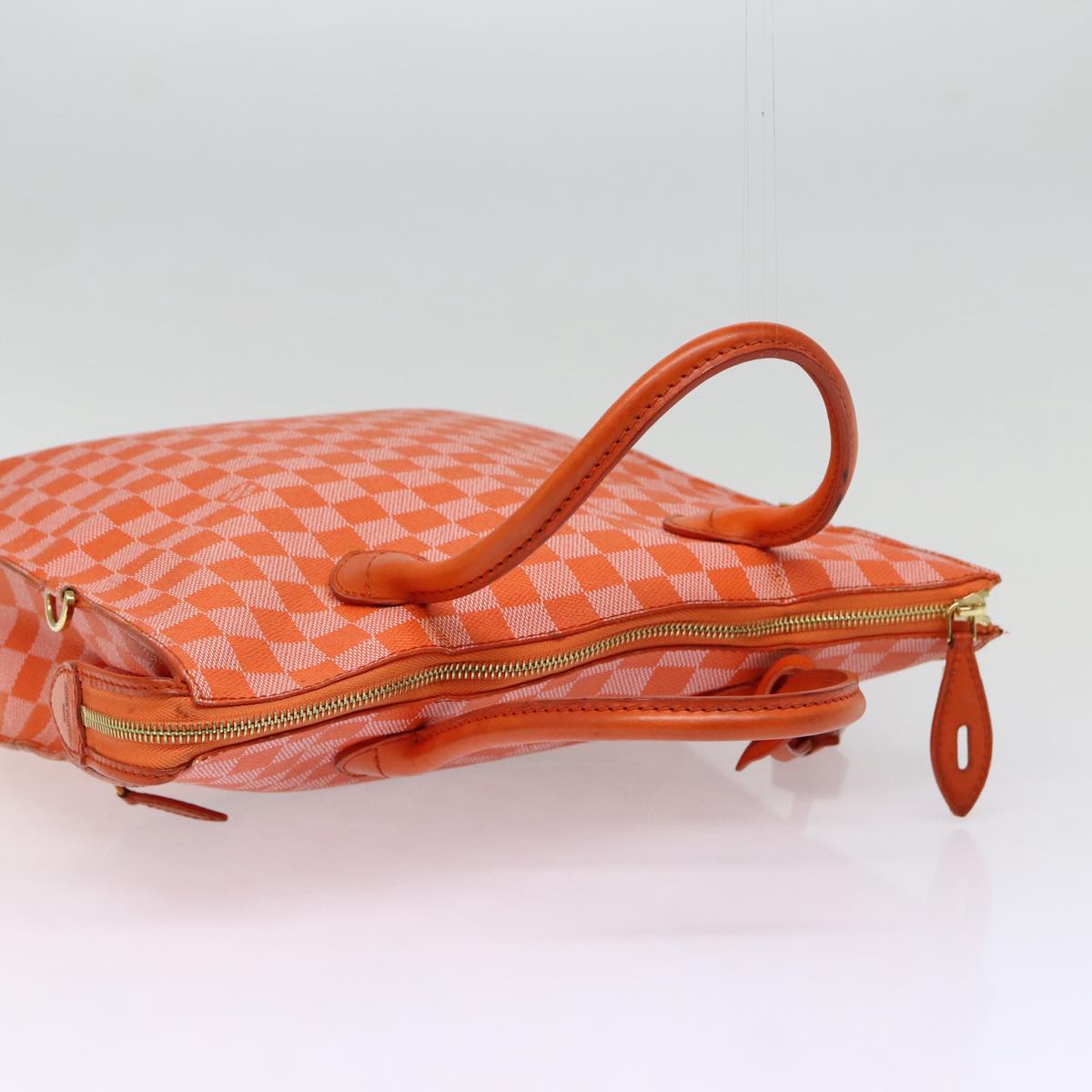 Louis Vuitton Pimont Mobile, Orange, Canvas, handbag