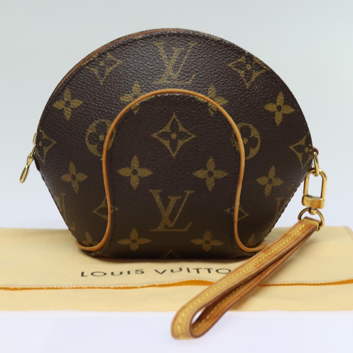 Louis Vuitton Ellipse, Brown, Canvas, clutch