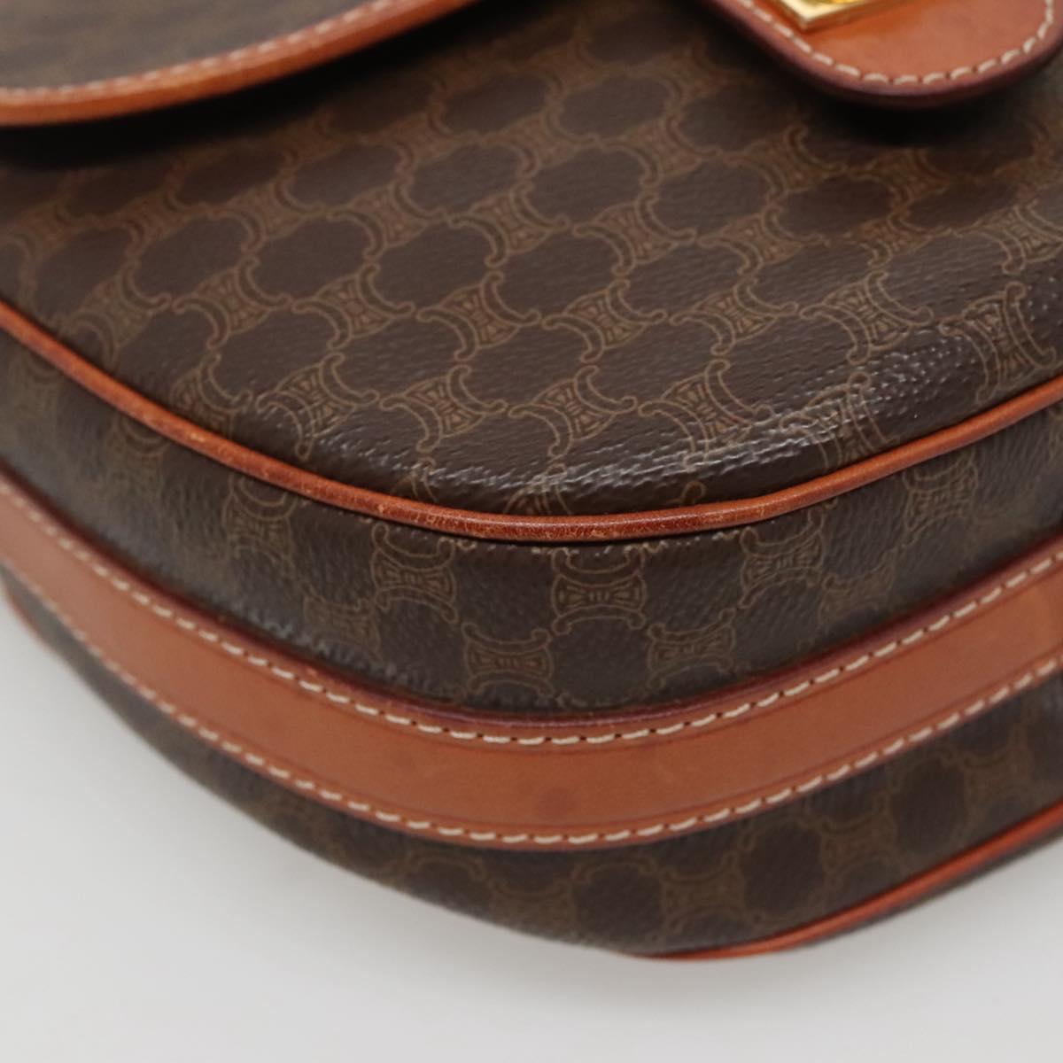 Céline Macadam, Brown, Canvas, shoulder