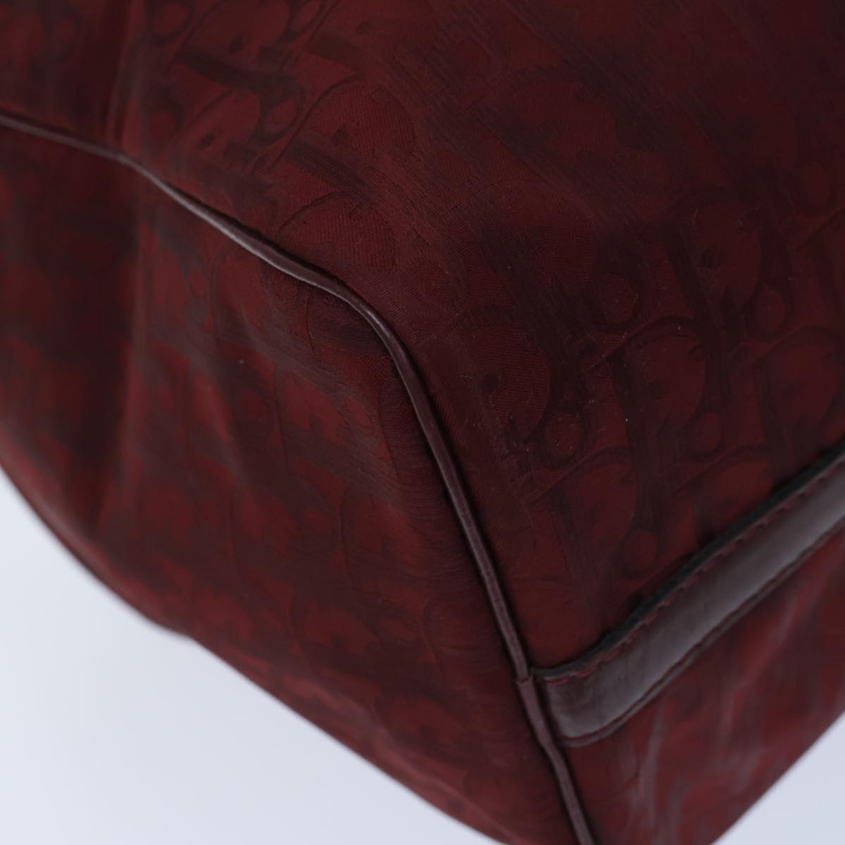 Dior Trotter, Burgundy, Canvas, travel