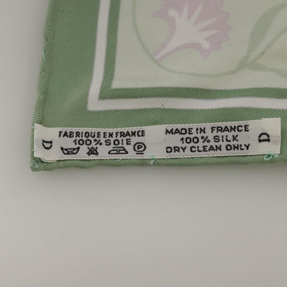 Hermes Carré 90 Silk multicolor, GREEN, SILK, Scarve & shawl