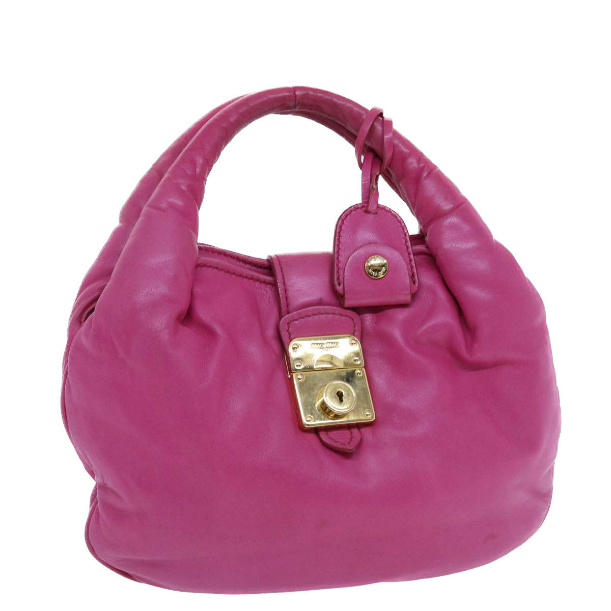 Miu Miu, Pink, Leather, handbag