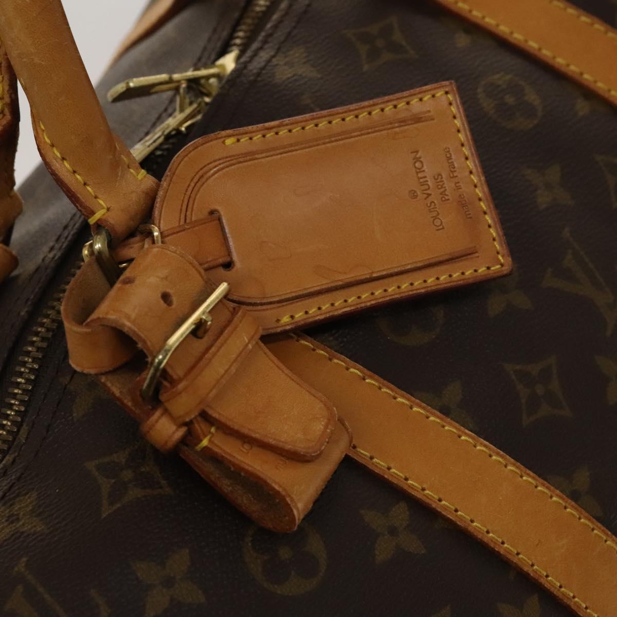 Louis Vuitton Keepall 60, Brown, Canvas, travel