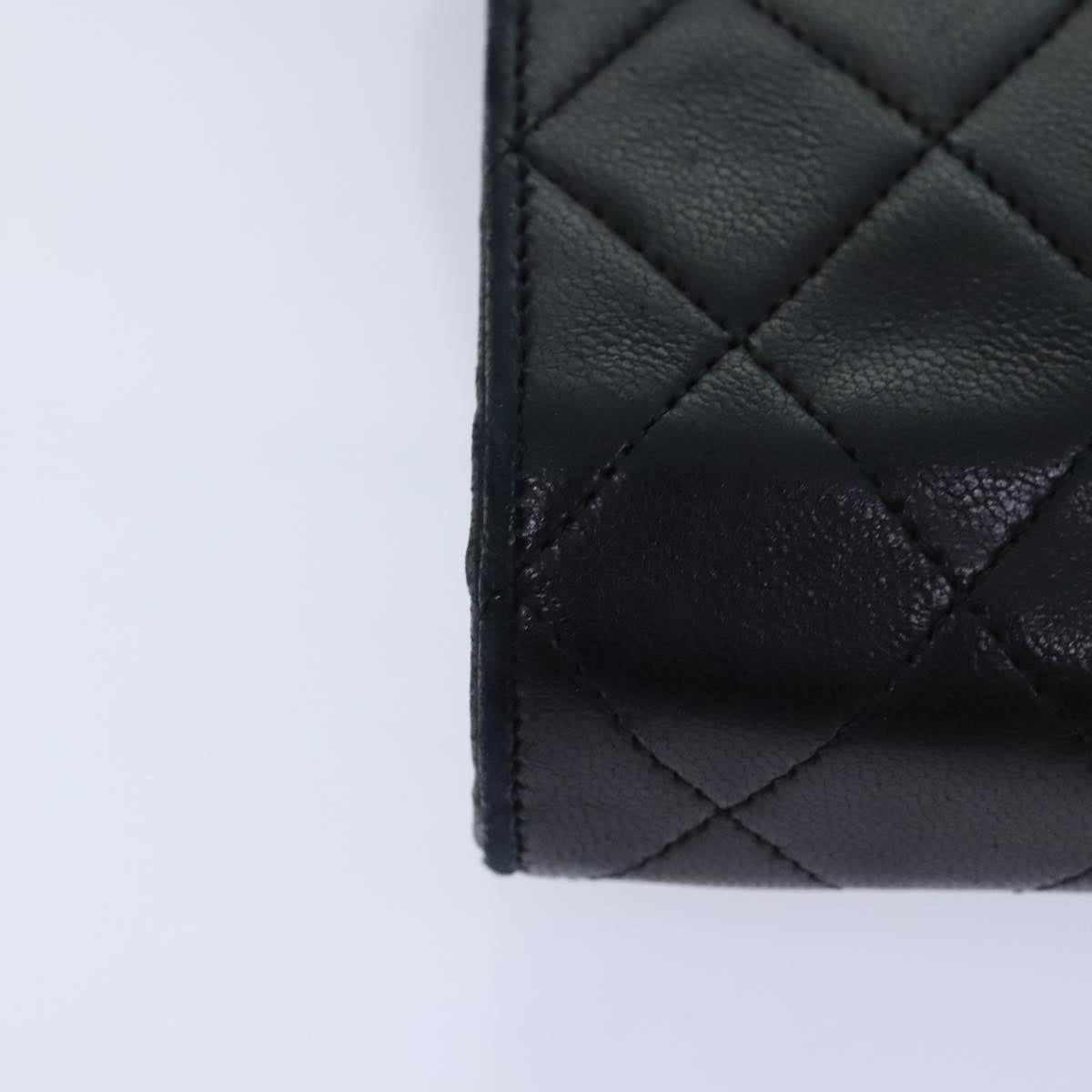 Chanel Matelassé, Black, Leather, shoulder