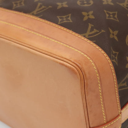 Louis Vuitton Noe, Brown, Canvas, shoulder