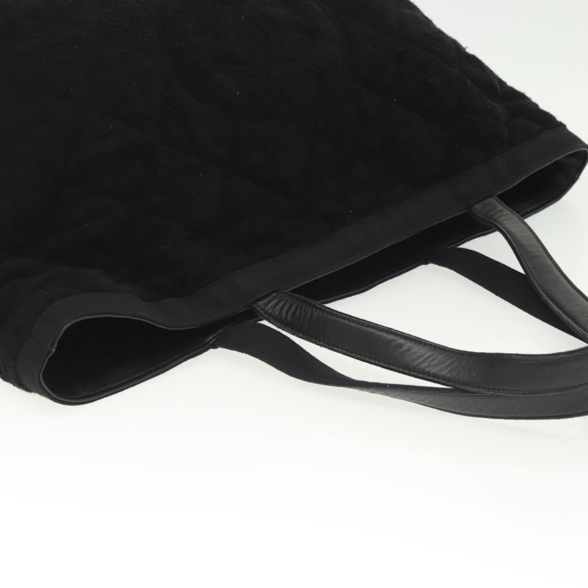 Chanel Logo CC, Black, Leather, tote