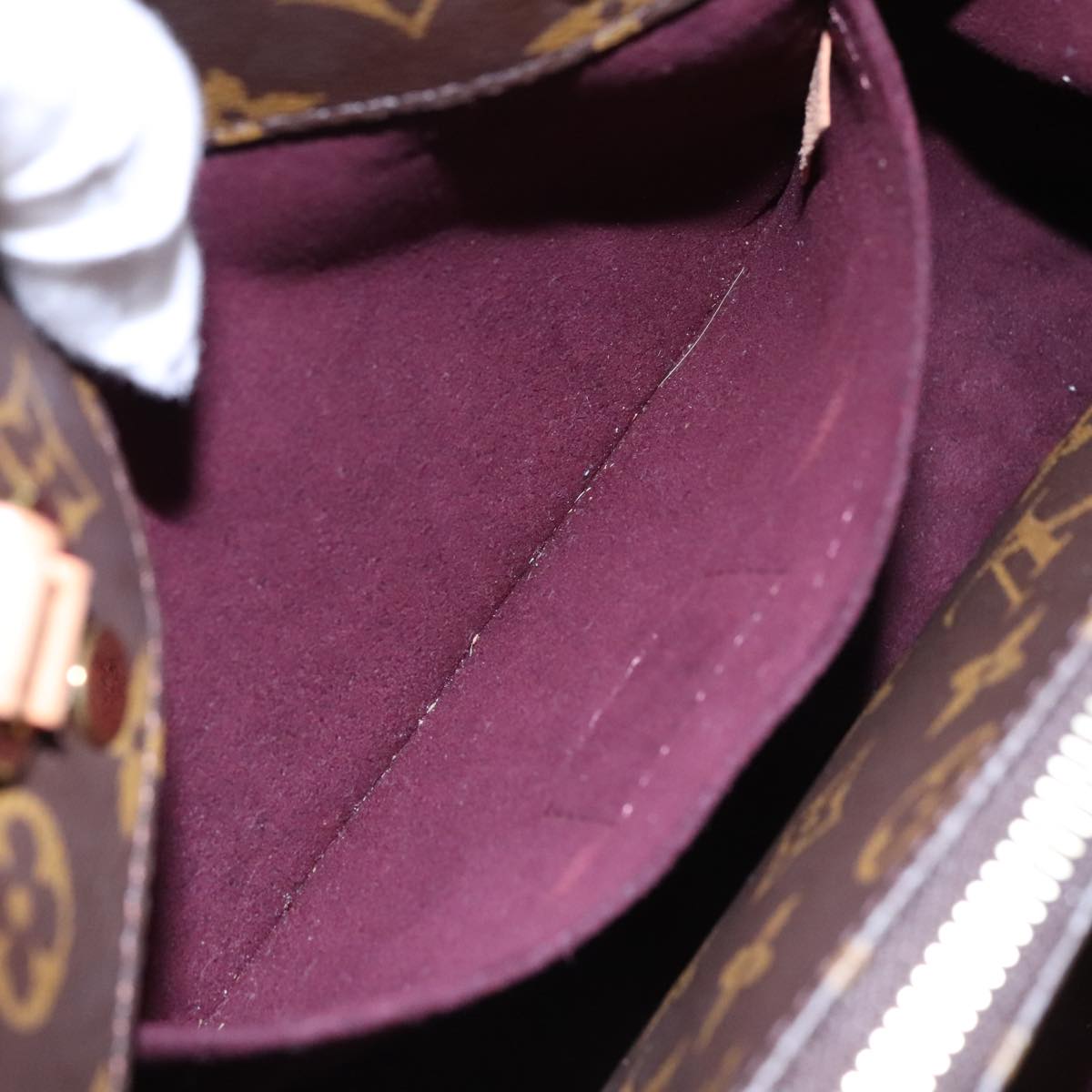 Louis Vuitton Montaigne, Brown, Canvas, handbag