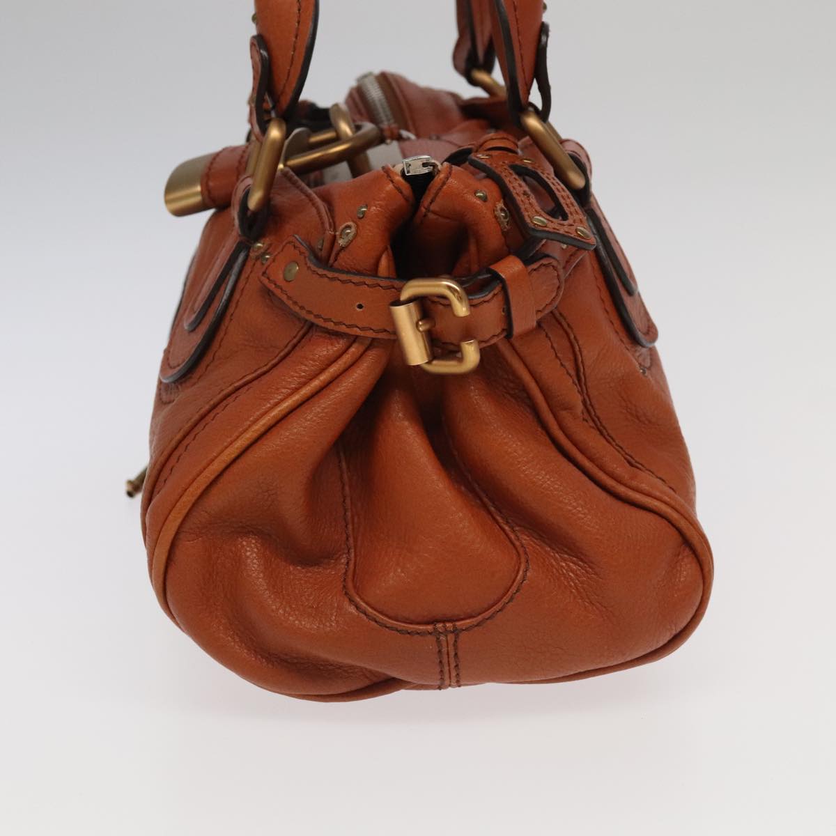 Chloé Paddington, Brown, Leather, handbag