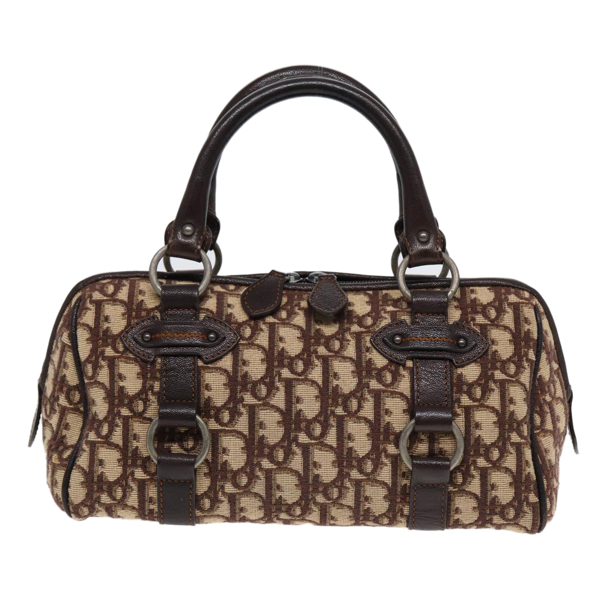 Dior Oblique, Brown, Canvas, handbag