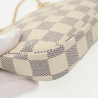 Louis Vuitton Pochette Accessoire, Grey, Canvas, handbag