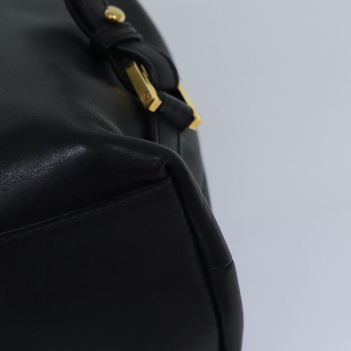 Versace Virtus, Black, Leather, backpack