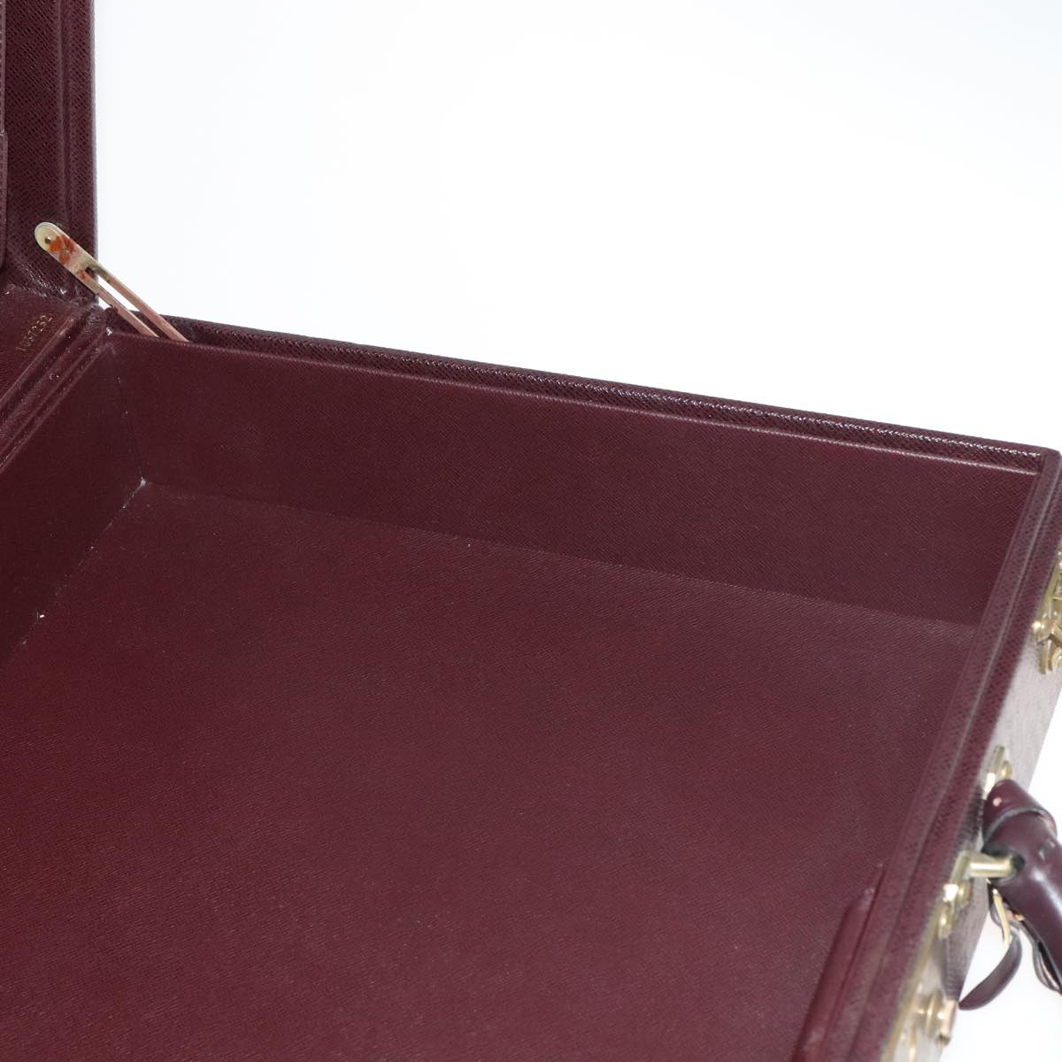 Louis Vuitton Diplomate, Burgundy, Leather, travel