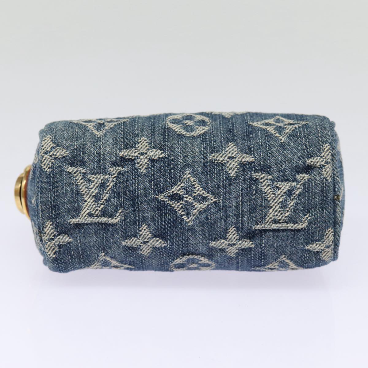 Louis Vuitton Trousse pochette, Blue, Denim - Jeans, wallet