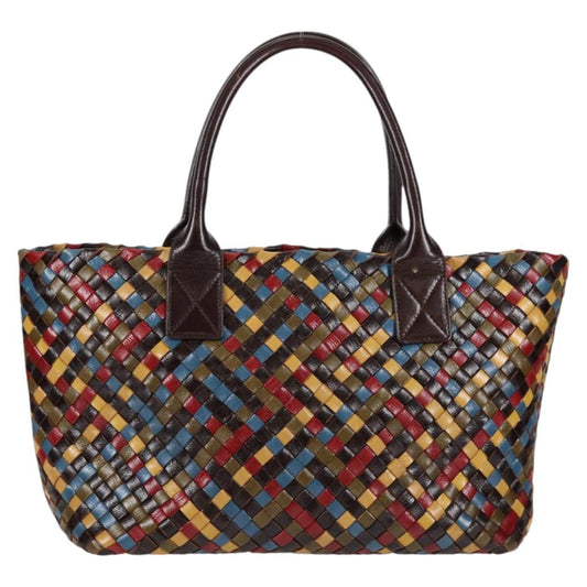Bottega Veneta Intrecciato, Brown, Leather, tote