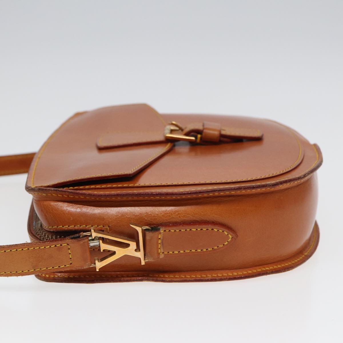 Louis Vuitton Jeune fille, Brown, Leather, shoulder