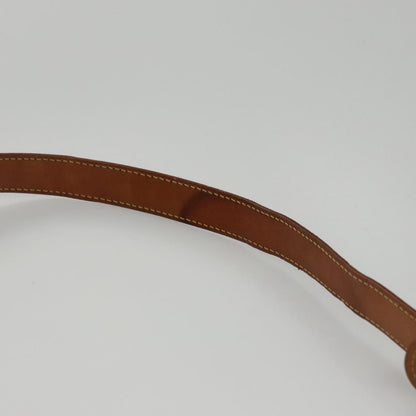 Louis Vuitton Saumur 43, Brown, Canvas, shoulder