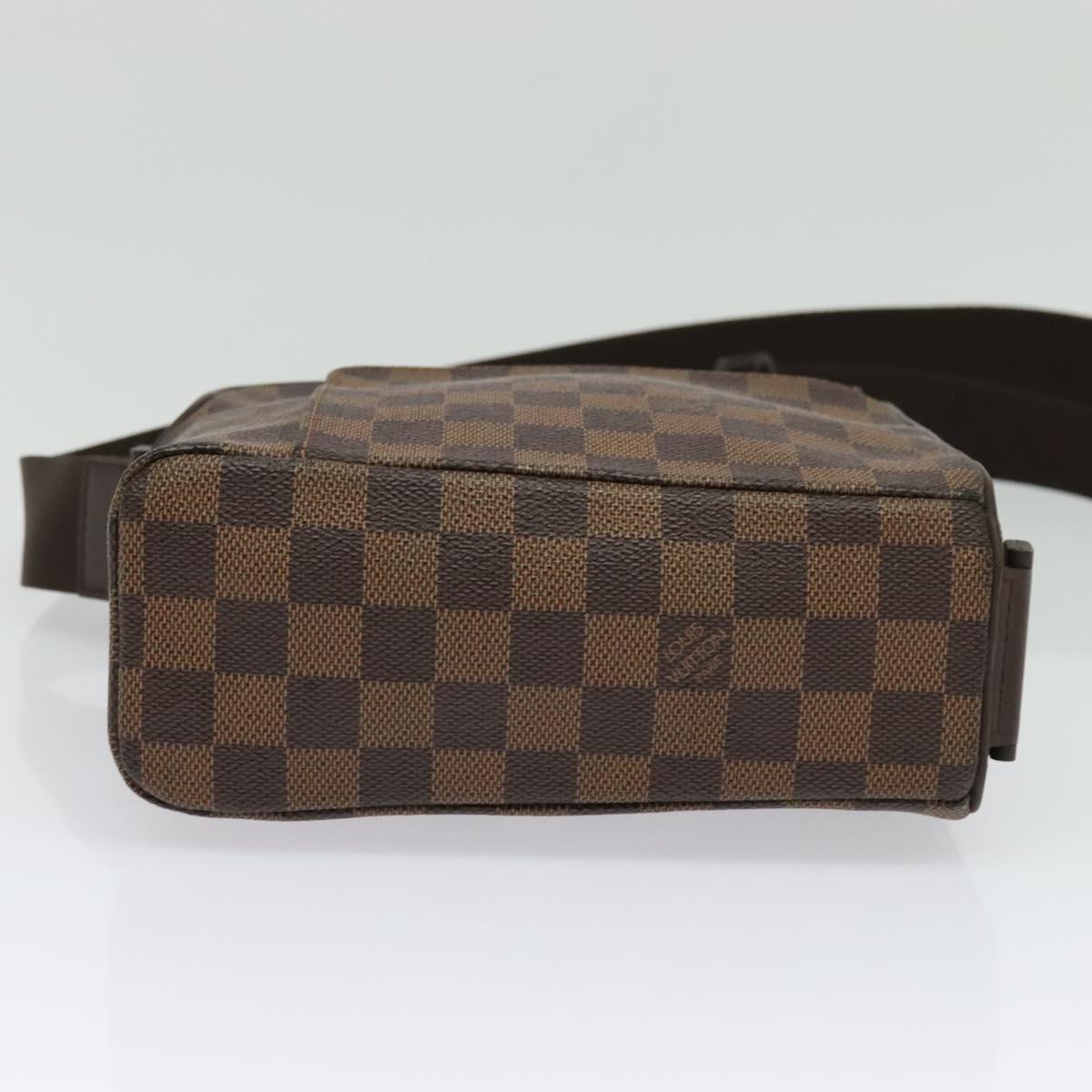 Louis Vuitton Olav, Brown, Canvas, shoulder