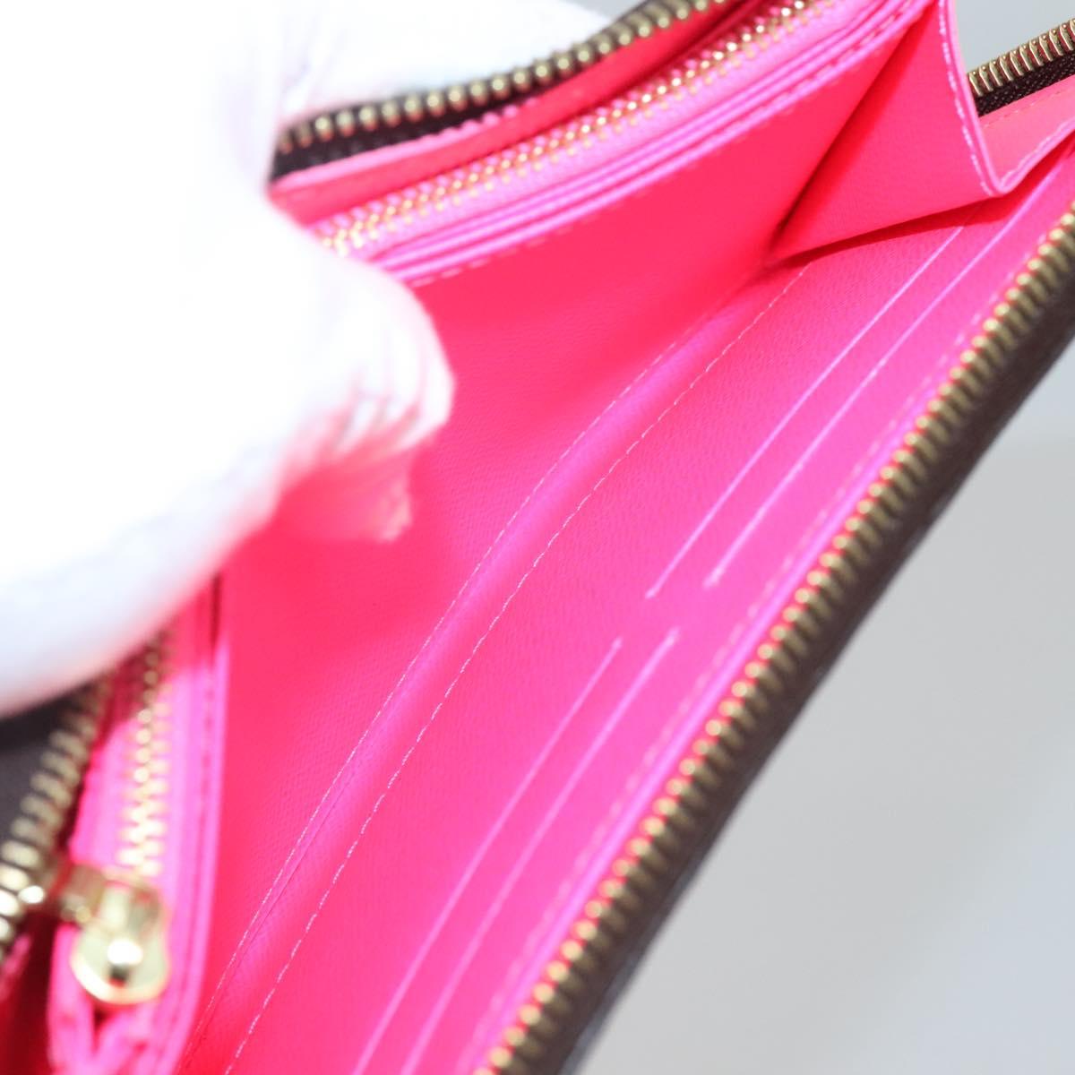 Louis Vuitton Zippy wallet, Pink, Canvas, wallet
