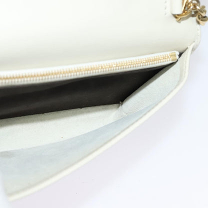 Gucci Horsebit, White, Leather, clutch